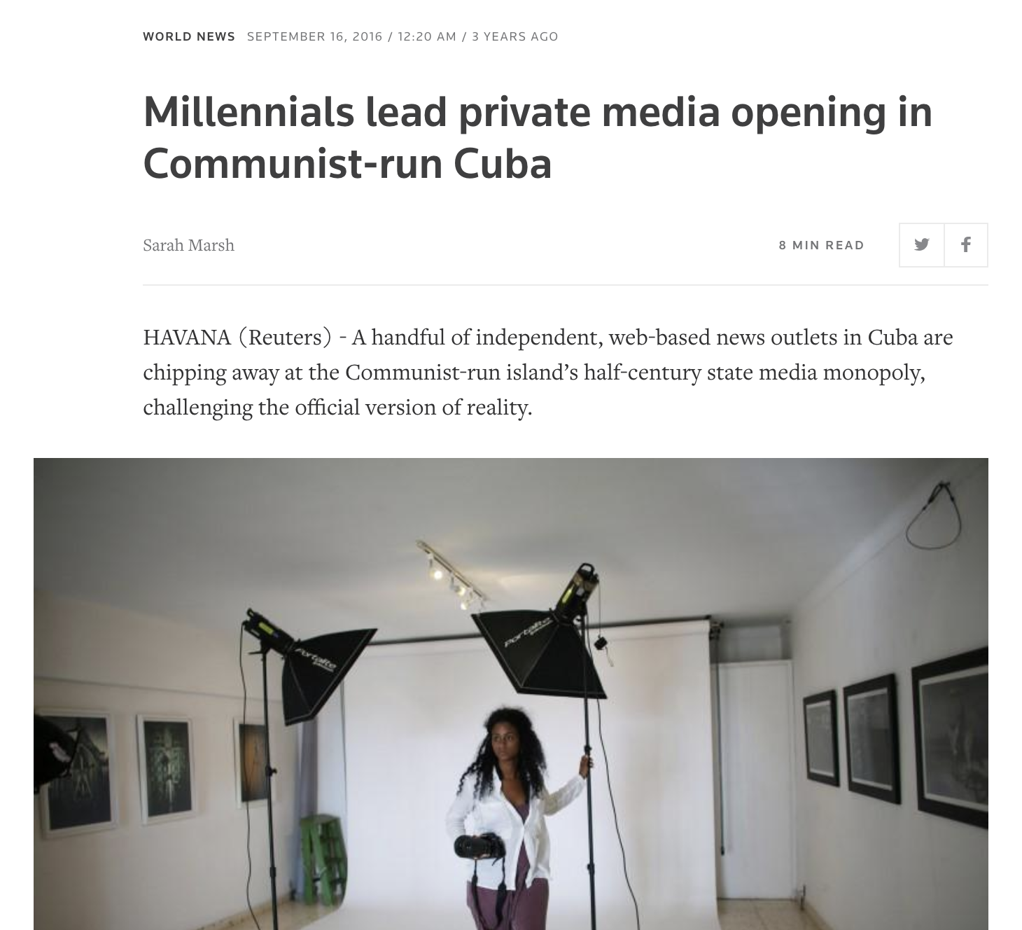 Reuters article image